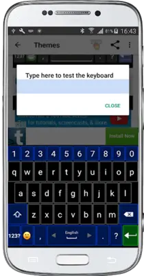 Classic Big Keyboard android App screenshot 0