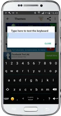 Classic Big Keyboard android App screenshot 1