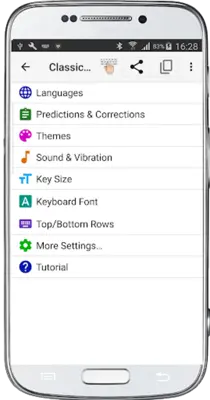 Classic Big Keyboard android App screenshot 3