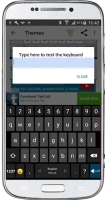 Classic Big Keyboard android App screenshot 6