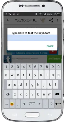 Classic Big Keyboard android App screenshot 7